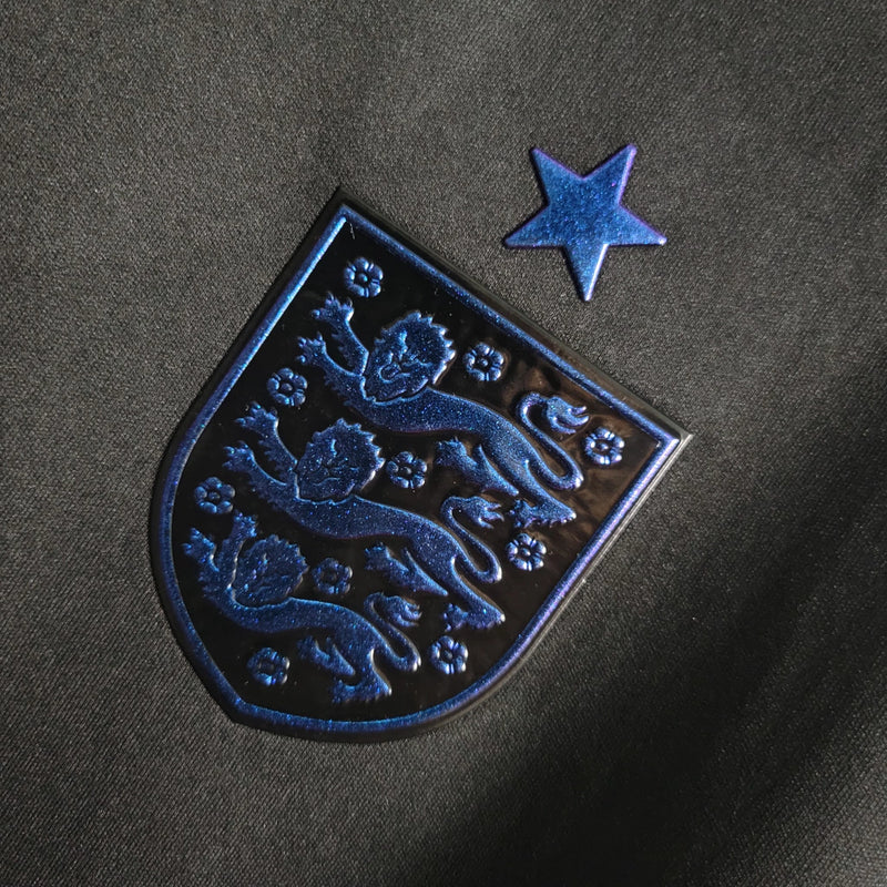 Camisa Inglaterra Concept Black 2021/22 Torcedor Nike Masculina - Preto