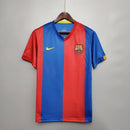 Camisa Barcelona Home I 2006/07 Nike Retrô Masculina - Grená e Azul
