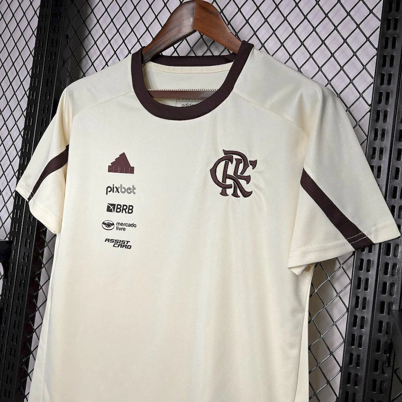 Camisa Flamengo 2024/25 Gameday Adidas Torcedor Masculino - Bege