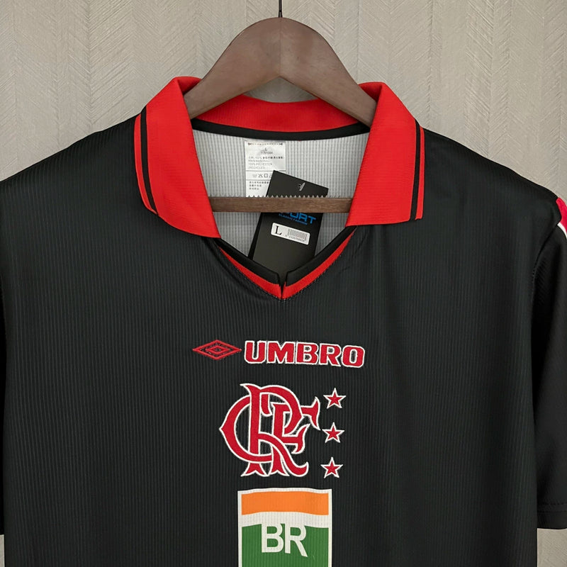 Camisa Flamengo Retrô Third (3) 1999 Torcedor Masculina - preta