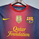 Camisa Barcelona Home I 2012/13  Nike Retrô Masculina - Grená e Azul