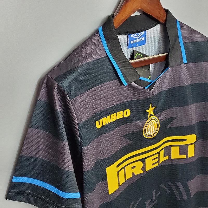 Camisa Inter de Milão Retrô 1997/1998 umbro - cinza