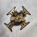 Camisa Vasco da Gama Third III 2022/23 Kappa Torcedor Masculina bege com escudo do clube e detalhes clássicos, gola redonda e tecido leve respirável"