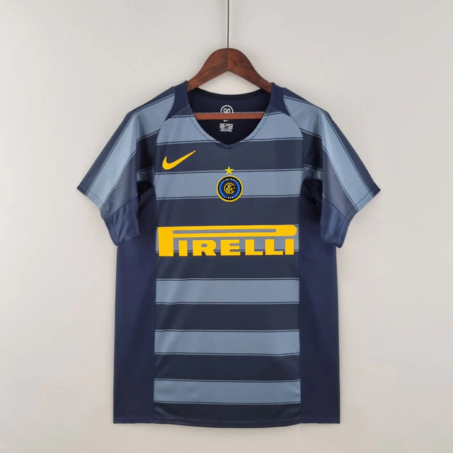 Camisa Inter de Milão Retrô 2004/05 Torcedor  Masculino - Cinza
