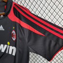 Camisa AC Milan Third III 2007/08 Adidas Retrô Masculina - Preta