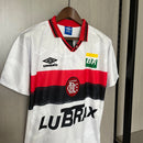 Camisa Flamengo Retrô II 1997 Lubrax Torcedor Masculina -  Branco