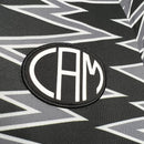 Camisa Atlético Mineiro Third III 2024/25 Adidas Torcedor Masculina oficial, preta e branca, modelo adulto com escudo do Galo e tecnologia AEROREADY