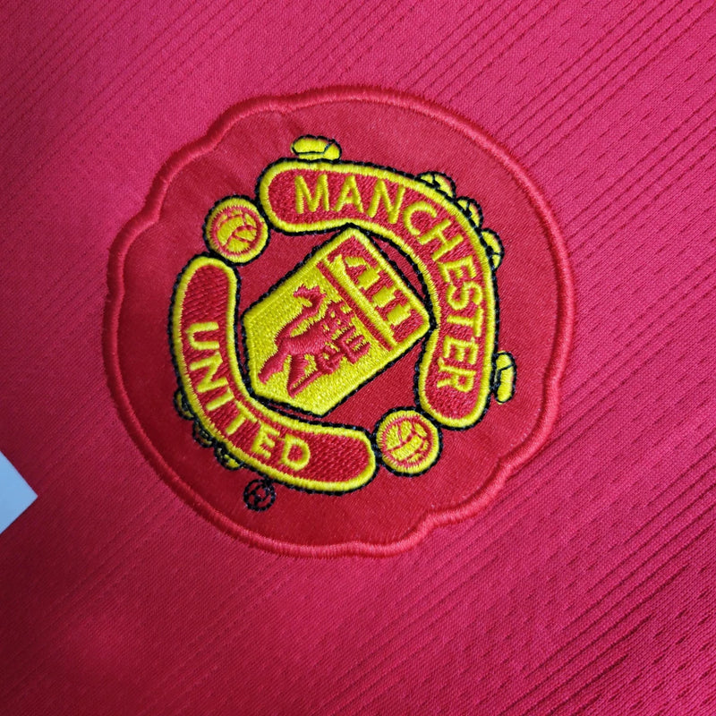 Camisa Manchester United 'Champions League' Home (1) 2007/08 Nike Retrô Masculina