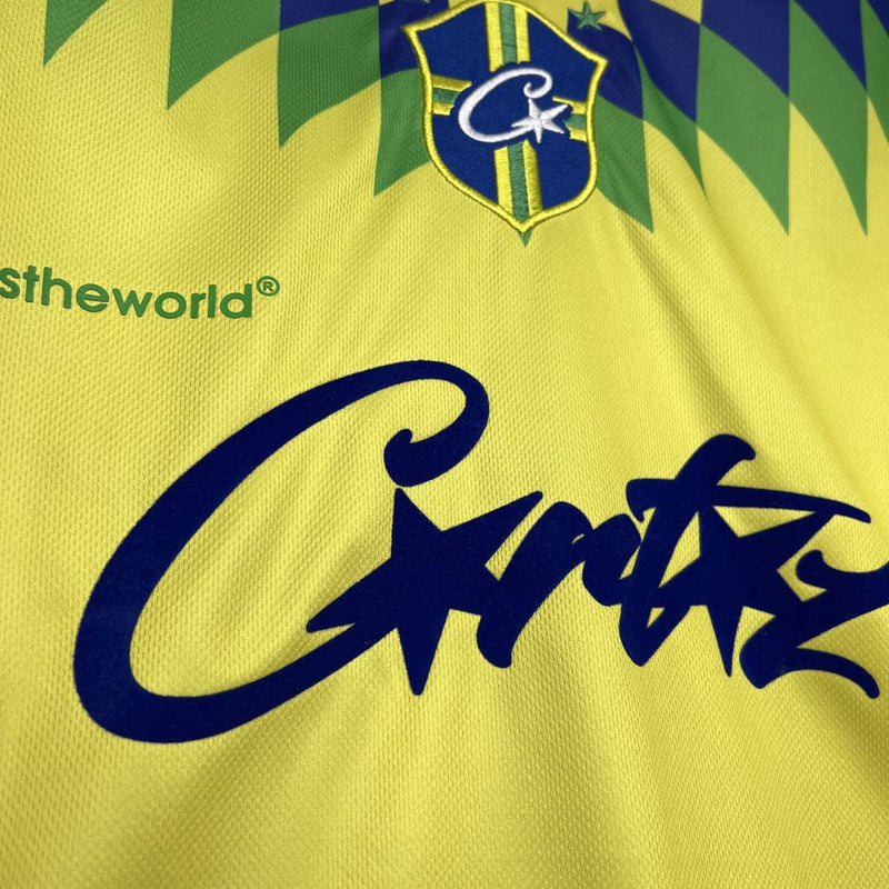 Camisa seleção brasileira Home I Retrô 1995/96 Corteiz Masculina