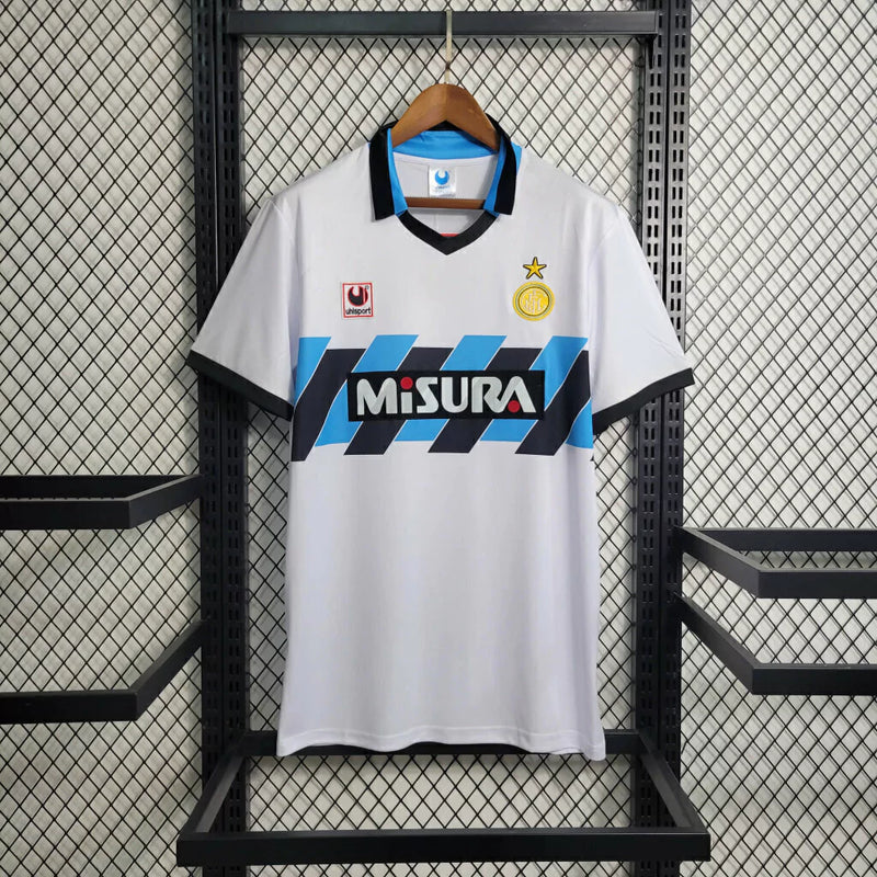 Camisa Inter de Milão Away (2) 1990/91 Uhlsport Retrô Masculina