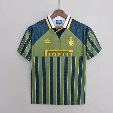 Camisa Inter de Milão Away II 1995/96 Retro Torcedor masculina