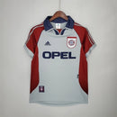 Camisa Bayern de Munique II Away 1998/99 Adidas Retrô Masculina - Cinza