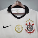 Camisa Nike Corinthians 2012 branca com patch do brasileirão masculina torcedor