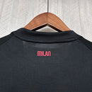 Camisa AC Milan Home I 2025/26 Puma Torcedor Masculina - Preta e Vermelha