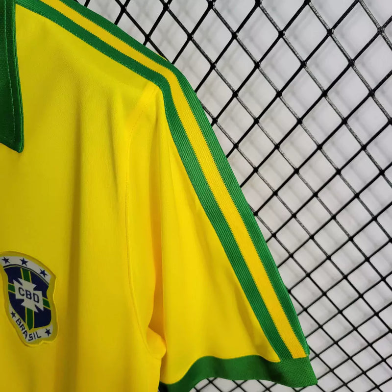 Camisa Brasil home (1) 1978 Adidas Retrô Masculina