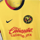 Camisa Club América Home 2024/25 Masculina para torcedor, amarela com detalhes em azul, modelo oficial do clube mexicano, ideal para fãs do Club América