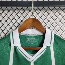 Camisa Retrô Palmeiras I 1993 - Masculina - Verde com listras em branco