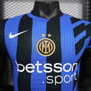 Camisa Inter de Milão Home I 2024/25 Nike Jogador Masculina - Azul e Preta