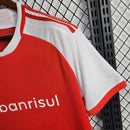 Camisa Internacional Home I 2024/25 Adidas Masculina vermelha, com escudo do Inter e tecnologia AEROREADY para conforto e respirabilidade, ideal para jogos, treinos e torcedores colorados."