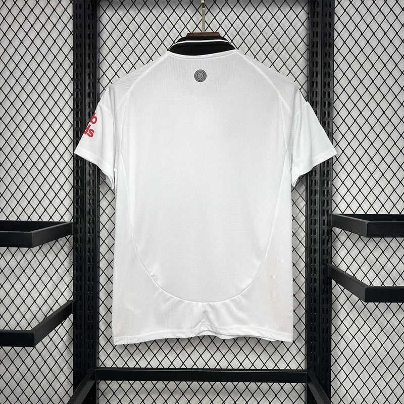 Camisa Fulham Home (1) 2024/25 Adidas Torcedor Masculina - branca