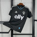 Camisa Charlotte FC Away II 2025/26 Adidas Torcedor Masculina Preta, uniforme MLS, escudo bordado, tecnologia AEROREADY, Waze Mix"