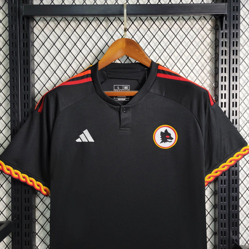 Camisa Roma Third (3) 2023/24 Adidas Torcedor Masculina