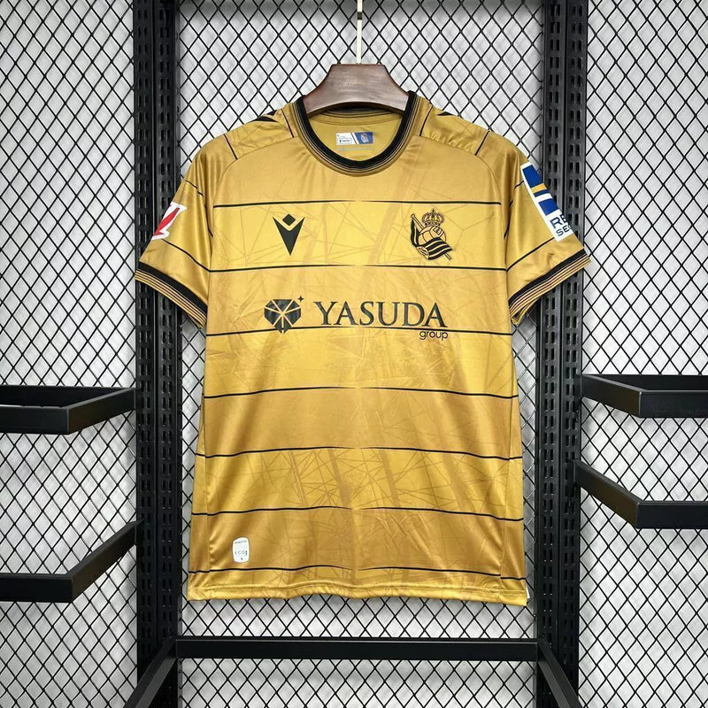 Camisa Real Sociedad Away (2) 2024/25 Macron Torcedor Masculina