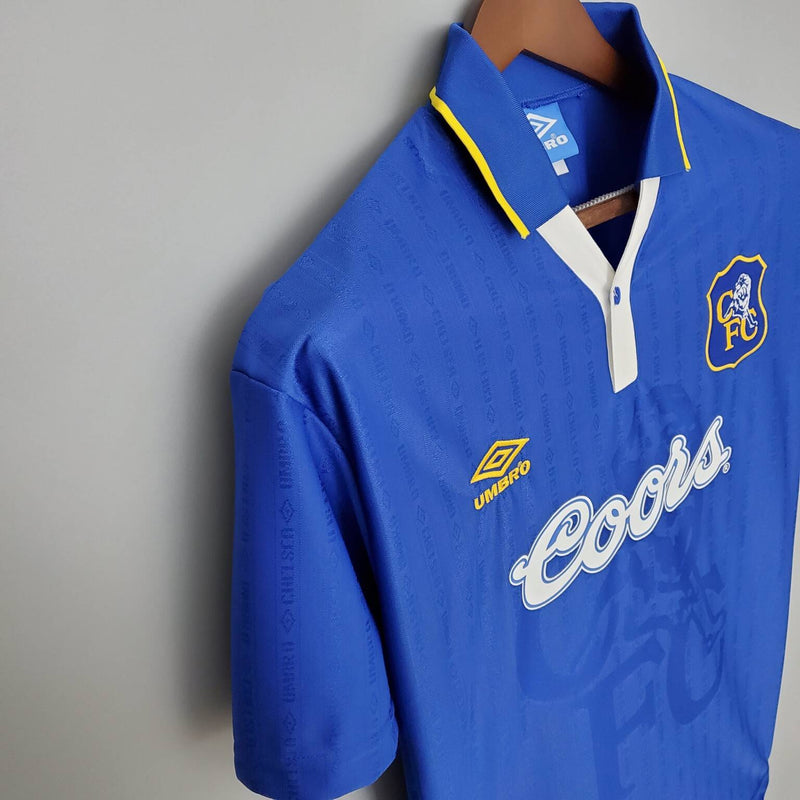 Camisa retrô do Chelsea Umbro 1995/97 Torcedor masculina - azul