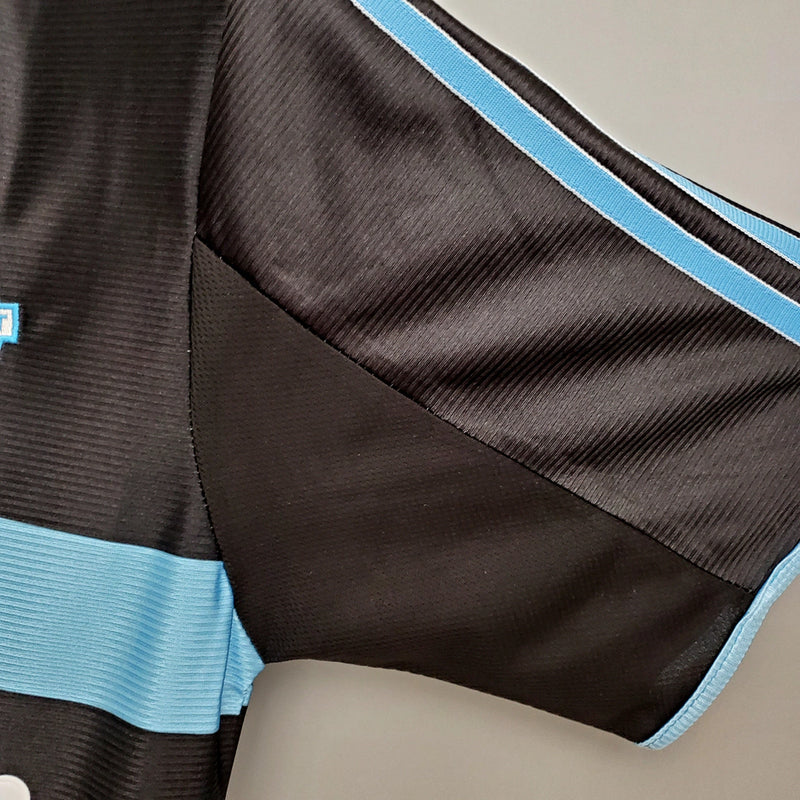 Camisa Retrô Olympique De Marseille Third 1999/00 Masculina Torcedor - Preta