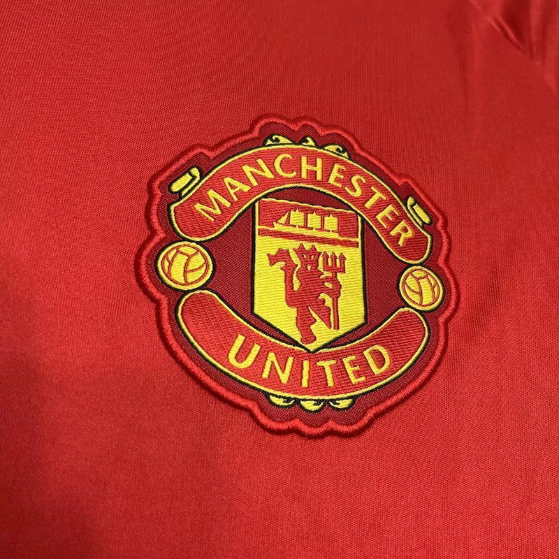 Camisa Manchester United Treino 2024/25 Adidas Torcedor Masculina