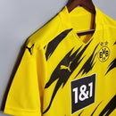 Camisa Borussia Dortmund Home I 2020/21 Puma Retrô Masculina - Amarela