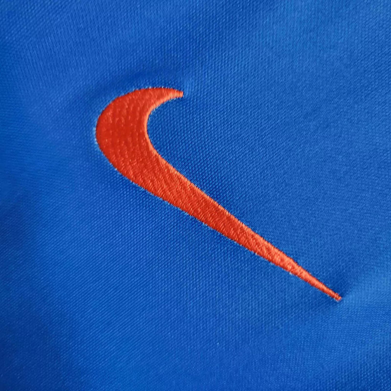 Camisa Club América Away II 2023/24 Torcedor Masculina Azul Nike, uniforme alternativo confortável e estiloso, futebol mexicano, manto das Águias"