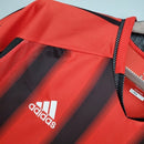 Camisa AC Milan Home I 2004/05 Adidas Retrô Masculina - Vermelha e Preta