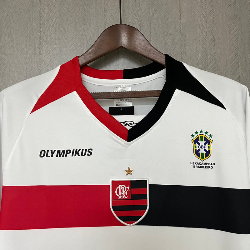 Camisa Flamengo Retrô 2010 Torcedor masculina - branca