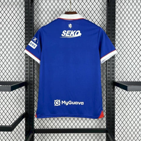 Camisa Rangers Home I 2025/26 Castore Torcedor Masculina Azul, design clássico e confortável, símbolo de tradição e paixão pelo Rangers FC.”