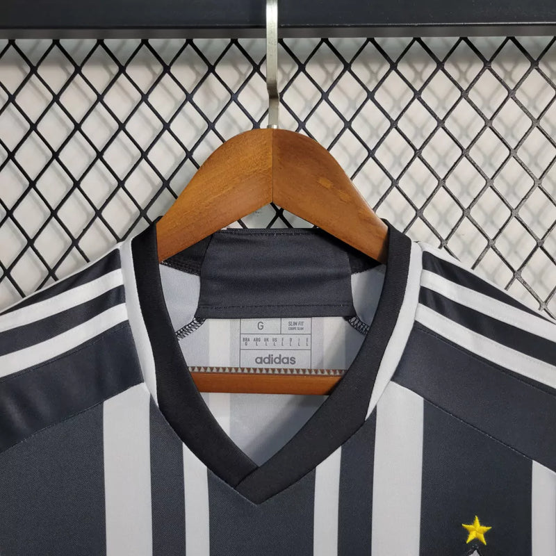 Camisa Atlético Mineiro Home 2023/24 Torcedor masculina - branco/preta