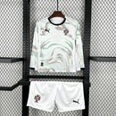 Kit Infantil Portugal Away (2) 2025 Puma Manga Longa - Branca