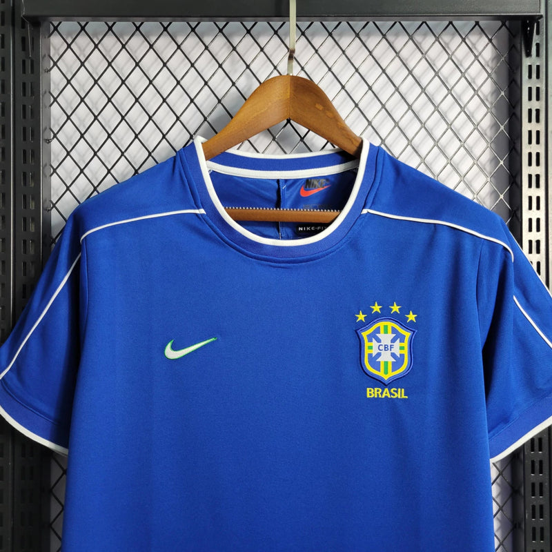 Camisa Brasil Away (2) 1998 Nike Retrô Masculina