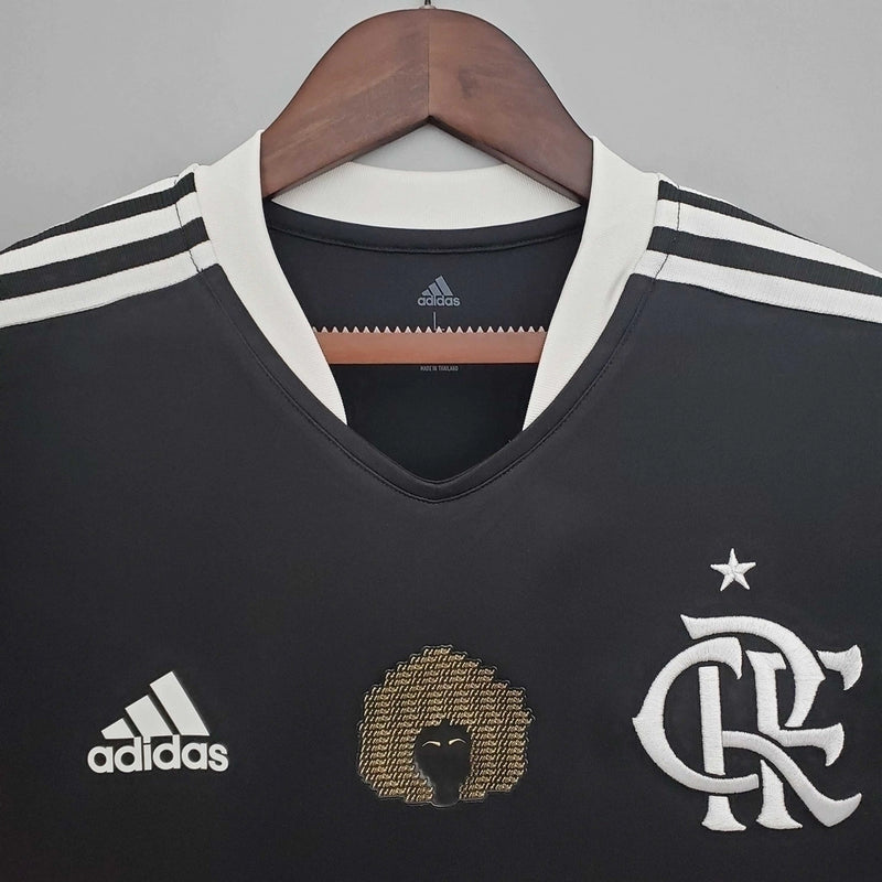 Camisa Flamengo 2021/22 Excelência Negra - Masculina Modelo Torcedor Preta
