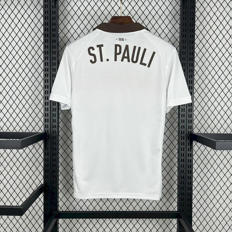 Camisa St. Pauli Away II 2025/26 Puma Torcedor Masculina - Branca
