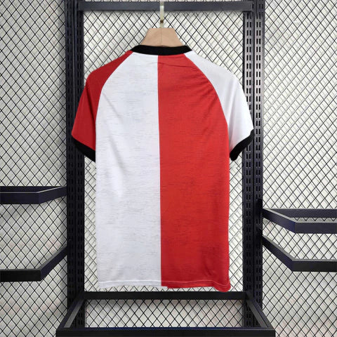 Camisa Feyenoord Home I 2024/25 Castore Torcedor Masculina - Branca e Vermelha