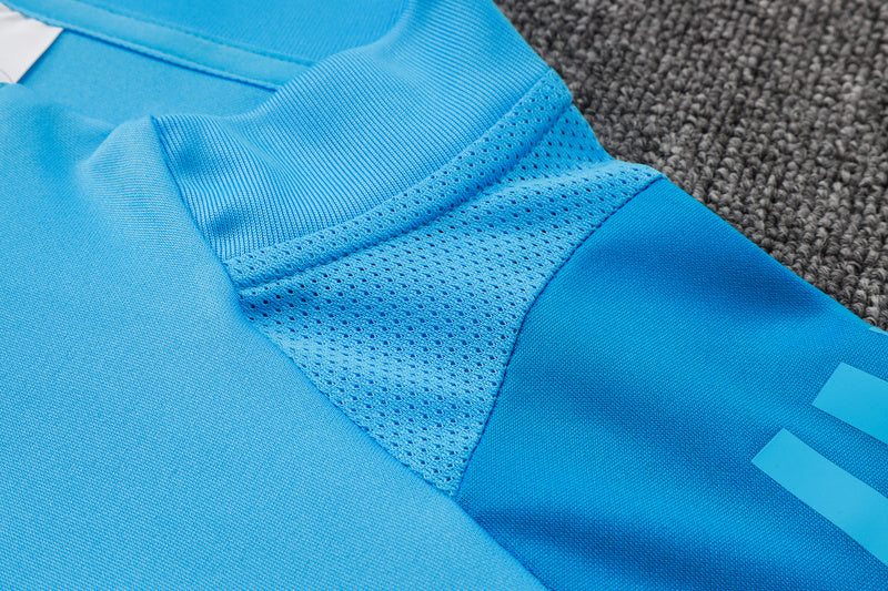 Conjunto Flamengo Treino 2025/26 Adidas masculino Azul Claro