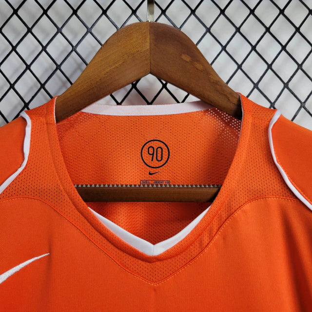 Camisa Holanda Home (1) 2004 Nike Retrô Masculina