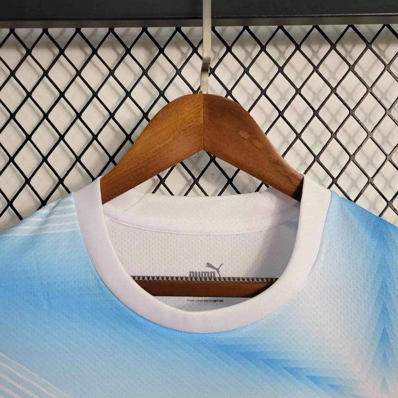 Camisa Olympique Marseille Comemorativa 2023 torcedor Masculina Branca