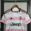 Camisa Juventus Away II 2023/24 Adidas Torcedor Masculina - Branca e Rosa