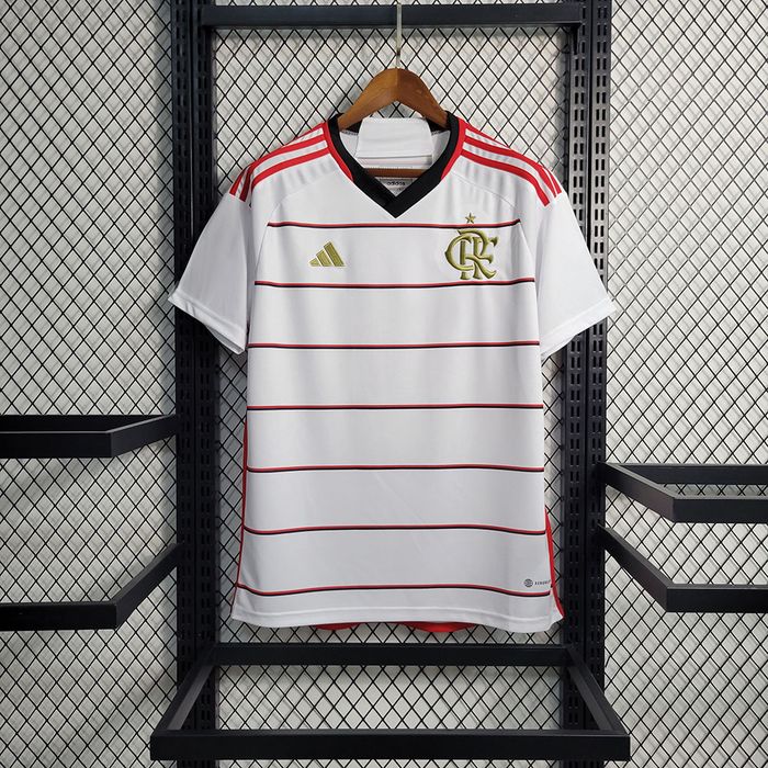 Camisa Flamengo Away II 2023/24 Adidas Torcedor Masculina - branca