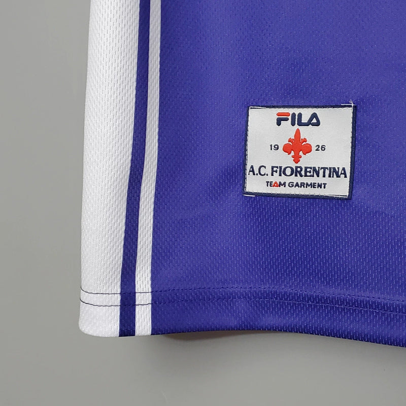 Camisa Fiorentina Home 1999/00 Torcedor masculina