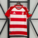 Camisa Granada Home I 2025/26 Adidas Torcedor Masculina - Vermelha e Branca