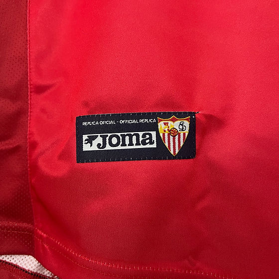 Camisa Retro Sevilla 2003/04 Joma Torcedor masculina - vermelha