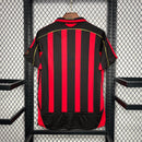 Camisa Retrô Milan 2006/2007 - Adidas Masculina - Vermelha e preta